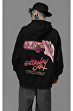 Taylor Swift Getaway Car Baskılı Unisex Oversize Şarkıcı Hoodie