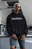 Anime Tasarım Baskılı Unisex Oversize Gojo Satoru Karakter Hoodie