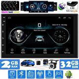 7 Inch 2din 2/32gb. +carplay Ile Gerçek 2gb Ram'li Universal Android 13 Yeni Double Ekran Multimedya