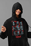 Slipknot Baskılı Unisex Oversize Rock Metal Hoodie
