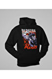 Guts Berserk Baskılı Unisex Oversize Anime Hoodie