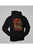 Slayer Psychopathy Red Baskılı Unisex Oversize Rock Metal Hoodie