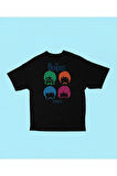 1967 The Beatles Müzik Grubu Baskılı Unisex Oversize Tişört