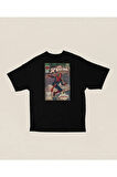 Marvel Comics Group Spider-Man Baskılı Unisex Oversize Tişört