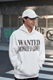 Monkey D. Luffy Baskılı Unisex Oversize Anime Hoodie
