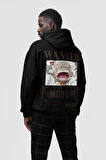 Monkey D. Luffy Baskılı Unisex Oversize Anime Hoodie