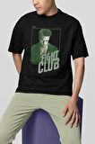 Fight Club 1999 Tyler Durden Baskılı Unisex Tişört, Oversize Film Tişört