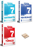 Benim Hocam 7. Sınıf Matematik Fen ve Türkçe 3lü Set + Telefon Standı