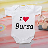 Pamuklu Organik Bebek Zıbını Kısa Kollu Kişiye Özel  0048