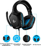 Logitech G432 7.1 Kablolu Kulak Üstü Oyuncu Kulaklığı Outlet