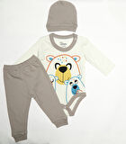 SBE-13 SERBEND ERKEK BEBEK ZIBIN 3'LÜ SET