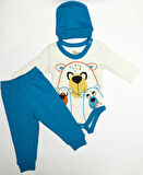 SBE-13 SERBEND ERKEK BEBEK ZIBIN 3'LÜ SET