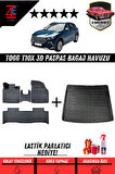 TOGG T10X  2023 3D Havuzlu Paspas & Bagaj Havuzu Set