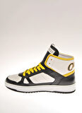 Roberto Cavalli Beyaz - Siyah Erkek Deri Sneaker 18711