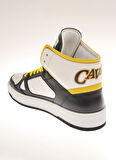 Roberto Cavalli Beyaz - Siyah Erkek Deri Sneaker 18711