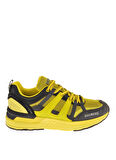 Antrasit - Sarı Erkek Sneaker 20213/CP
