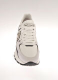 Roberto Cavalli Beyaz - Siyah Kadın Deri Sneaker 20620C