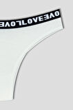 HNX 7'li Love Lastikli Brazil Kadın Külot