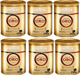 Qualita Oro Filtre Kahve Teneke Kutu Altılı Set (250 GR X 6=1,5 KG)