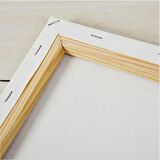 kırmızı gözlüklü kadın renkli mumlar tablosu 3 adet 35cmx50cm kumaş baskılı canvas tablo