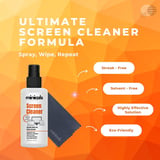 Telefon, Tablet ve Bilgisayar için Ekran Temizleyici Sprey & Mikrofiber Bez (100ml)