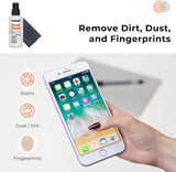 Telefon, Tablet ve Bilgisayar için Ekran Temizleyici Sprey & Mikrofiber Bez (100ml)