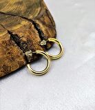 SİYAH KAPLAMA 20 MM HALKA KÜPE