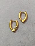 GOLD VİNTAGE TAM KAPAMA VİP SERİ HALKA KÜPE