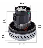 Beko BKS 9730 9740 9750 Elektrikli Süpürge Motoru 1400 W