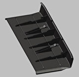 Mercedes W205 W213 Ayak Dayama Plastiği Siyah