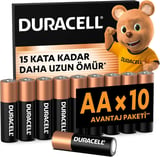 BASIC AA Alkalin Kalem Pil (10'lu Paket) – 1,5V