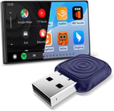 Mini Ultra iPhone ve Android için Kablosuz Adaptör Kablolu CarPlay ve Android Auto'ya Kablosuz Dönüştürür, Tak ve Kullan, Arabalarla Uyumlu