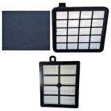 Samsung VC07T357MHR Süpürge Ön Filtre & Sünger + Hepa13 Filtre Seti
