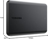 2TB Canvio Basic 2.5" Gen1 USB 3.2 Harici Harddisk (HDTB520EK3AA)