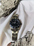 Luna Jewelry Royal Engrave  Metal Kordon Erkek Saati