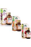 Arifoğlu Kayısı Çekirdeği Yağı 20ml + Nar Çekirdeği Yağı 20ml + Üzüm Çekirdeği Yağı 50ml (Soğuk Pres)