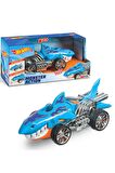Her Çocuğun Hayali: Hot Wheels Sesli ve Işıklı Monster Action Köpek Balığı Araba 22cm.