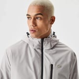 Lacoste  Erkek Kapüşonlu Gri Mont