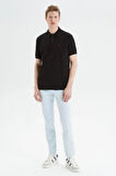 Erkek Nautica Classic Fit Kısa Kollu Polo - Siyah | XS