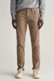 GANT Erkek Kahverengi Slim Fit Jean
