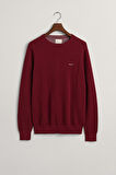 Erkek Regular Fit Bisiklet Yaka Kazak - Bordo | M