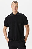 Erkek Classic Fit Polo T-Shirt - Siyah | XL
