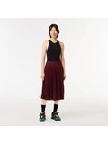 Lacoste Kadın Loose Fit Bordo Etek