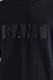 Erkek Relaxed Fit Bisiklet Yaka Logolu Sweatshirt - Siyah | M