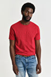 Erkek Embossed T-Shirt - Kırmızı | XL