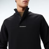 Converse Erkek Siyah Dik Yaka Sweatshirt