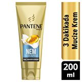 Pantene Pro-V 3 Minute Nem Terapisi Nemlendirici Tüm Saç Tipleri İçin Bakım Yapan Saç Kremi 200 ml