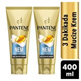 Pantene Pro-V Nem Terapisi Nemlendirici Tüm Saç Tipleri İçin Bakım Yapan Saç Kremi 2 x 200 ml