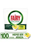 Fairy Hepsi Bir Arada Limon Bulaşık Makinesi Tableti 100'lü