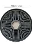 Simfer 8633 Sm Davlumbaz & Aspiratör Karbon Filtresi 14,5cm 3 tırnak 